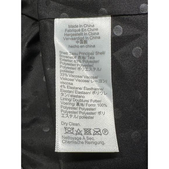 J Crew Jacket Womens 8 Black Broadway Blazer Stretch Minimalist Office Preppy - Picture 7 of 10